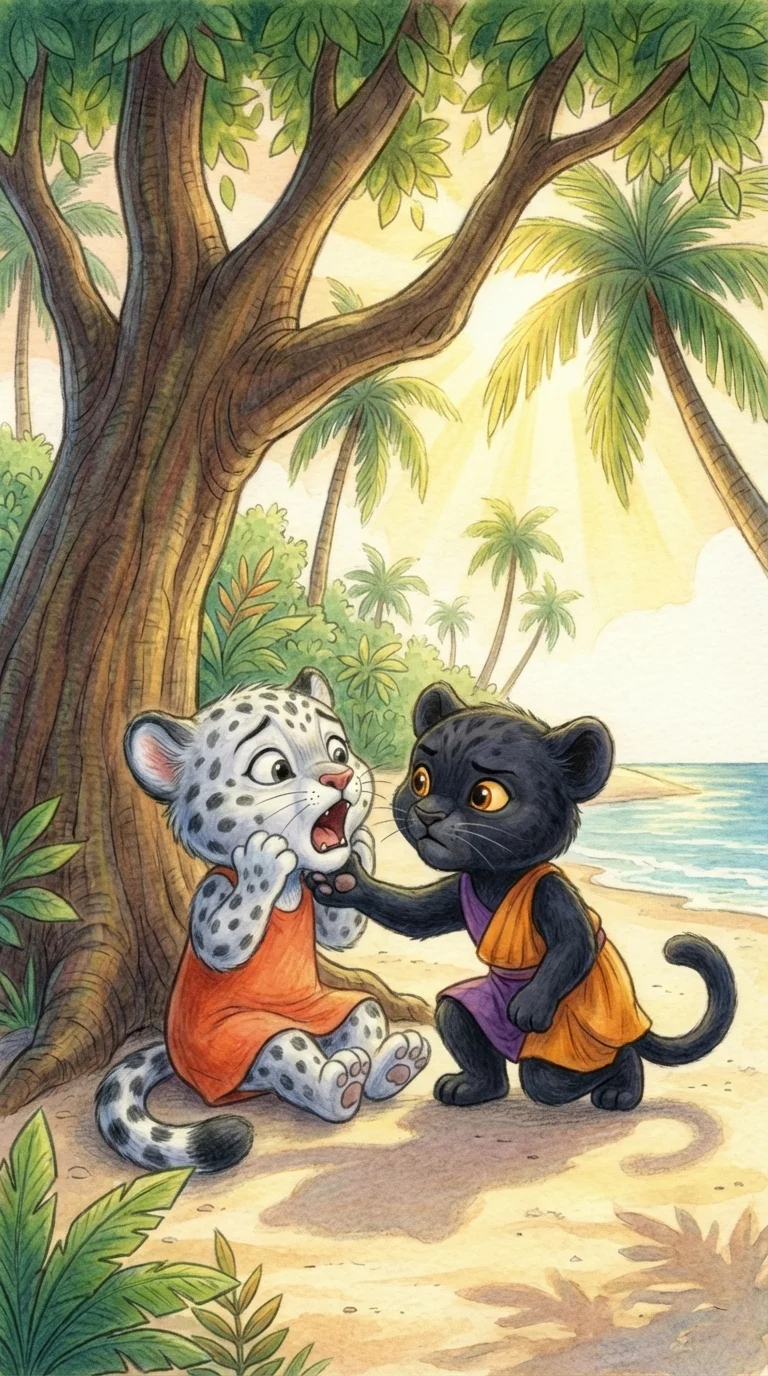 Tahrra checks the tooth
