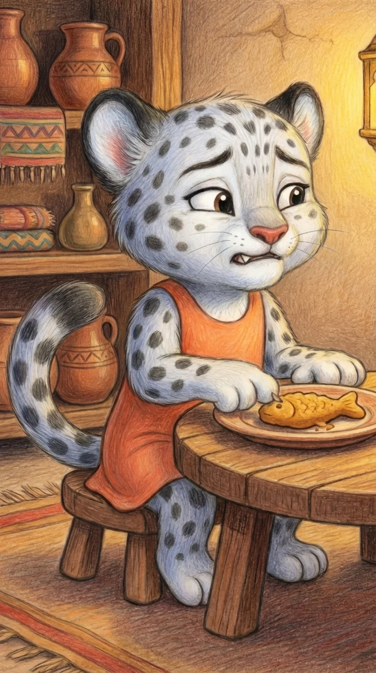 Liska at dinner